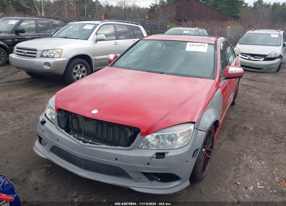 2009 MERCEDES-BENZ C CLASS VIN: WDDGF81X59F226686