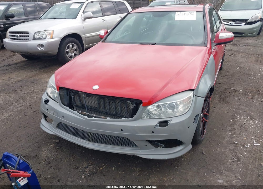 2009 MERCEDES-BENZ C CLASS VIN: WDDGF81X59F226686