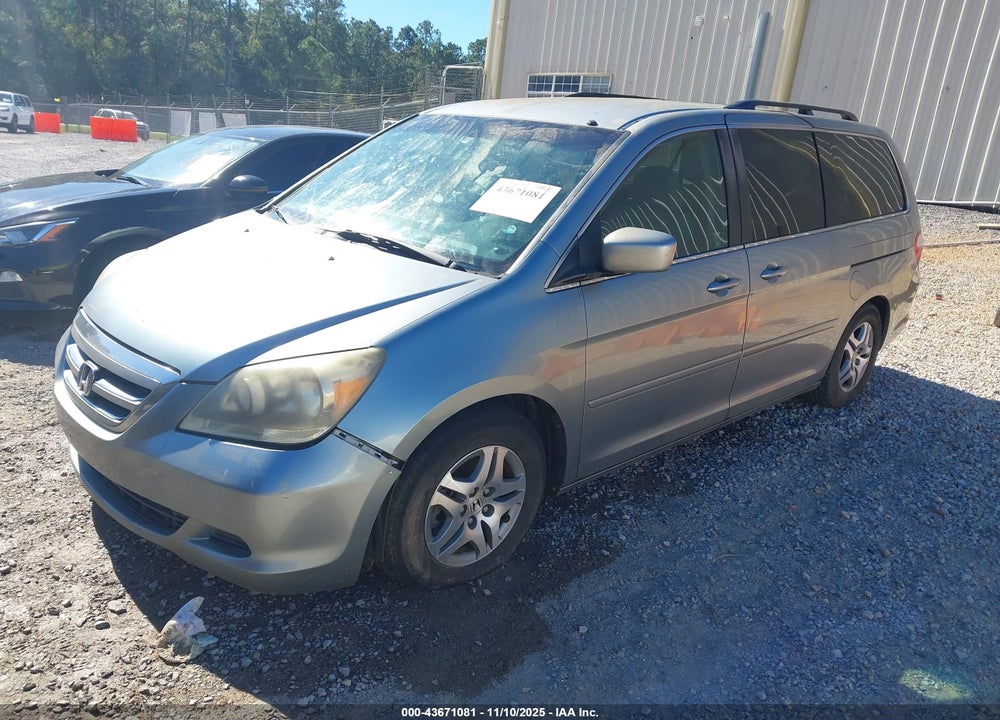2006 HONDA ODYSSEY EX VIN: 5FNRL38406B112038