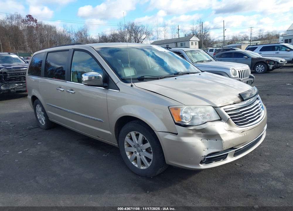 2012 CHRYSLER TOWN & COUNTRY TOURING-L VIN: 2C4RC1CG6CR393316