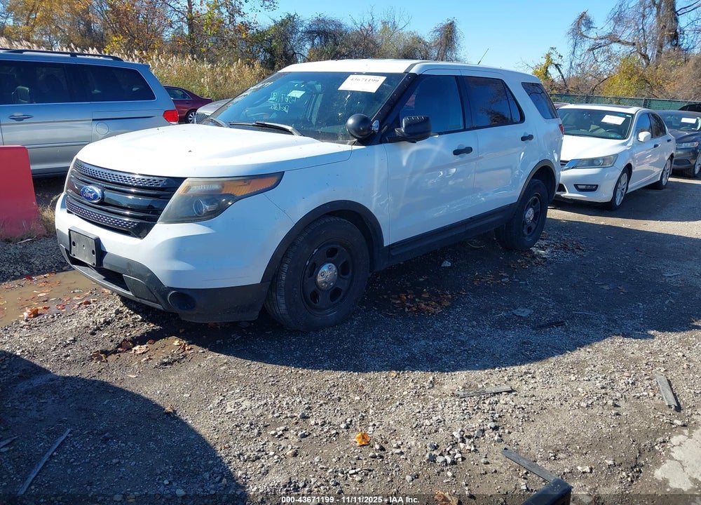 2014 FORD POLICE INTERCEPTOR UTILITY VIN: 1FM5K8AR6EGA18881