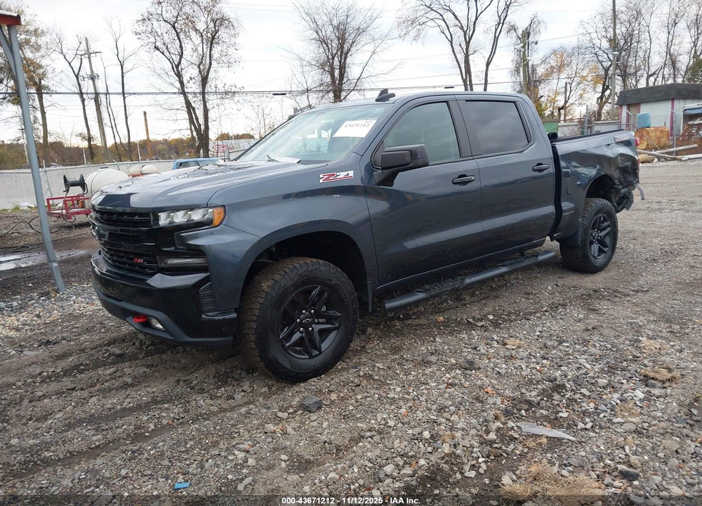 2021 CHEVROLET SILVERADO 1500 4WD SHORT BED LT TRAIL BOSS VIN: 1GCPYFEL1MZ153369