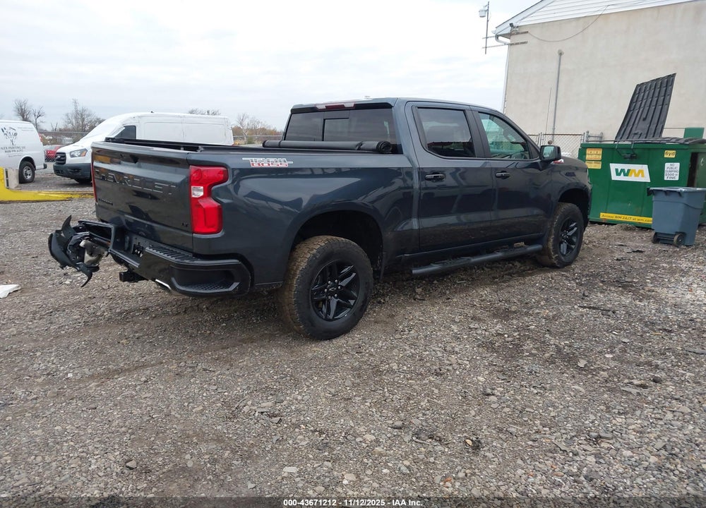 2021 CHEVROLET SILVERADO 1500 4WD SHORT BED LT TRAIL BOSS VIN: 1GCPYFEL1MZ153369