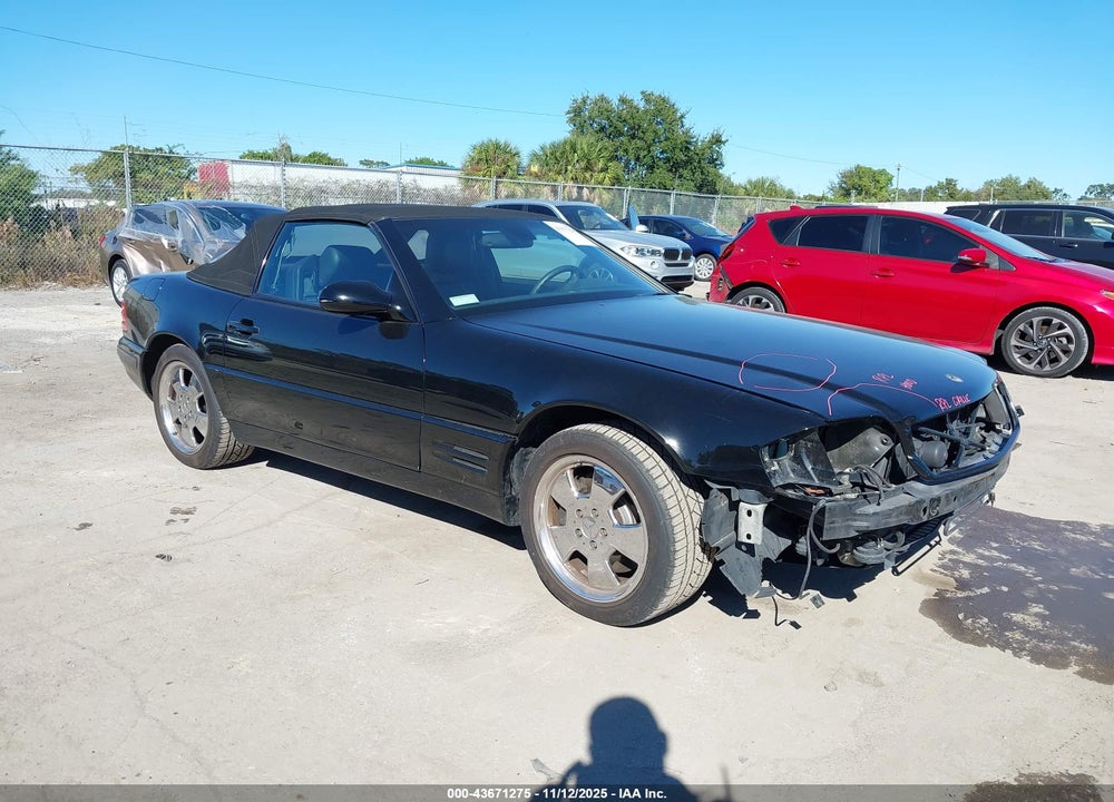 2000 MERCEDES-BENZ SL 500 VIN: WDBFA68F4YF188855