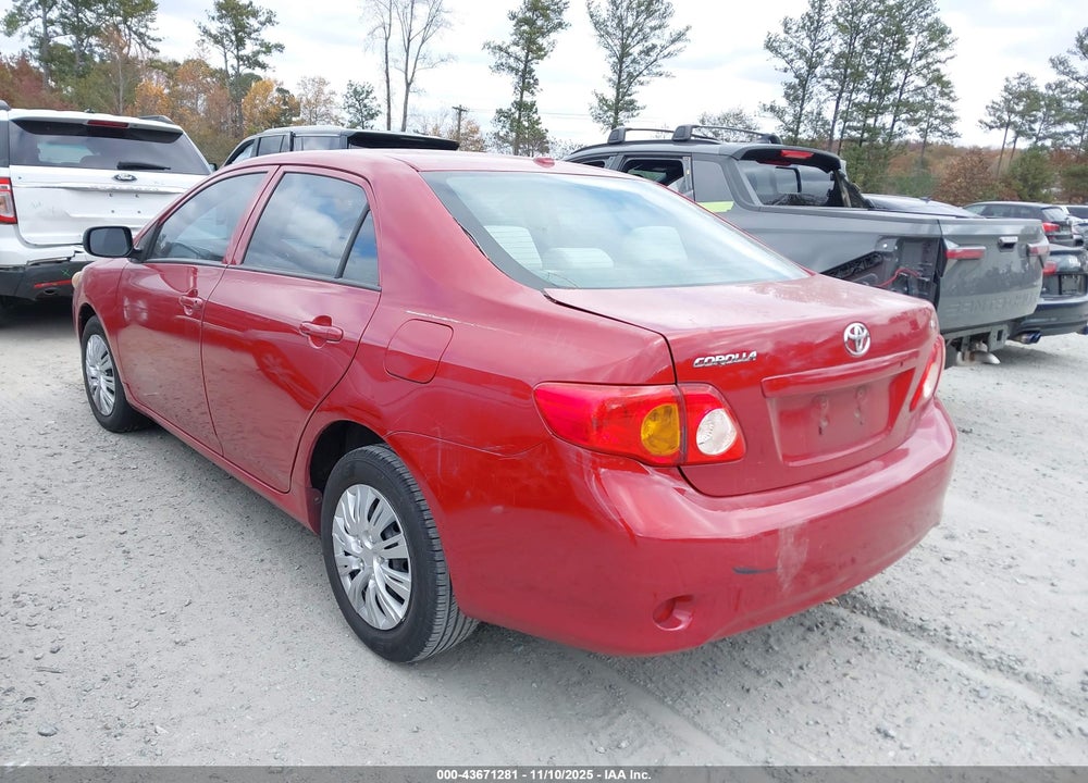2009 TOYOTA COROLLA LE VIN: 2T1BU40E79C144373
