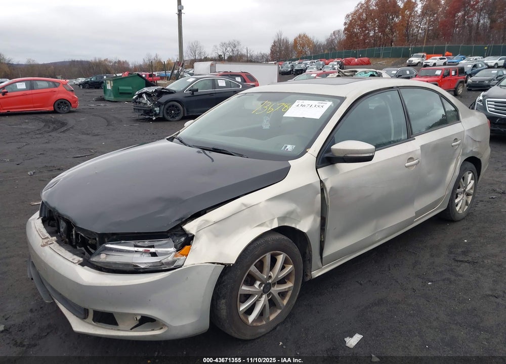 2011 VOLKSWAGEN JETTA 2.5L SE VIN: 3VWDZ7AJ9BM387491