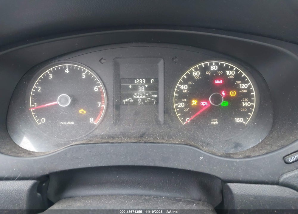 2011 VOLKSWAGEN JETTA 2.5L SE VIN: 3VWDZ7AJ9BM387491