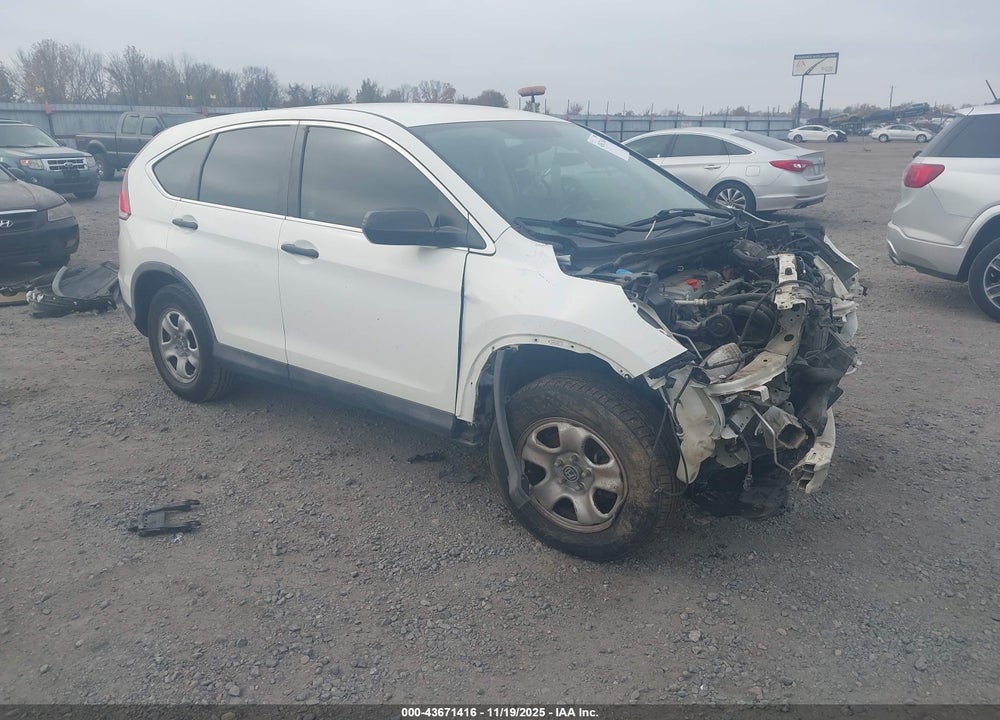 2012 HONDA CR-V LX VIN: 5J6RM3H33CL038427