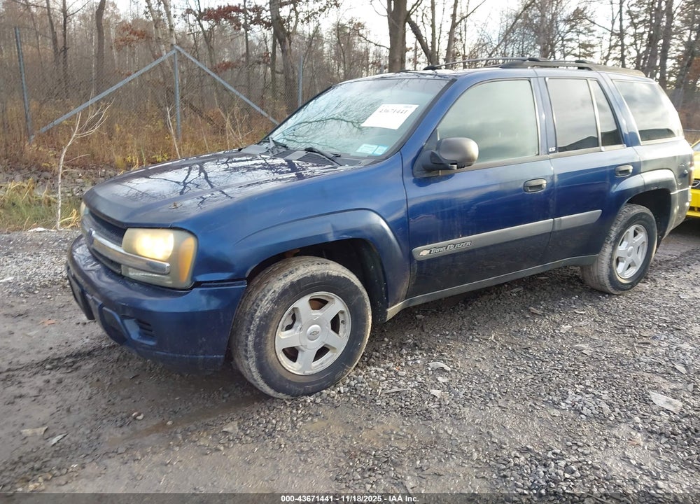2003 CHEVROLET TRAILBLAZER LS VIN: 1GNDT13S332411808