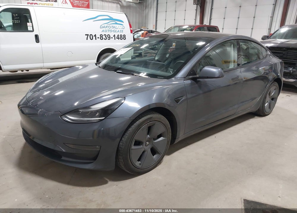 2022 TESLA MODEL 3 LONG RANGE DUAL MOTOR ALL-WHEEL DRIVE VIN: 5YJ3E1EB8NF289538