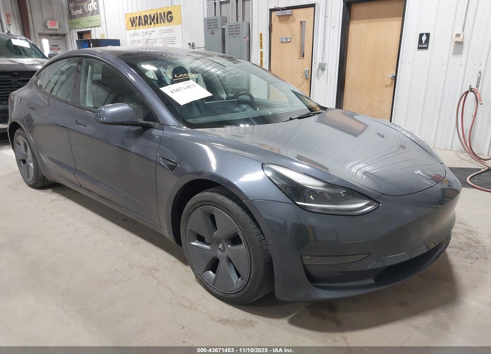 2022 TESLA MODEL 3 LONG RANGE DUAL MOTOR ALL-WHEEL DRIVE VIN: 5YJ3E1EB8NF289538