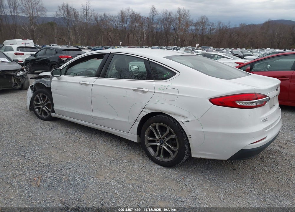 2019 FORD FUSION SEL VIN: 3FA6P0CD2KR181678