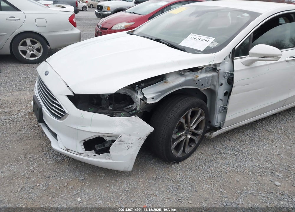 2019 FORD FUSION SEL VIN: 3FA6P0CD2KR181678