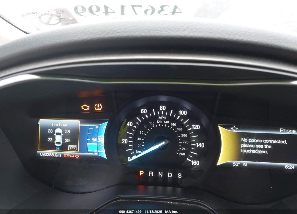 2019 FORD FUSION SEL VIN: 3FA6P0CD2KR181678