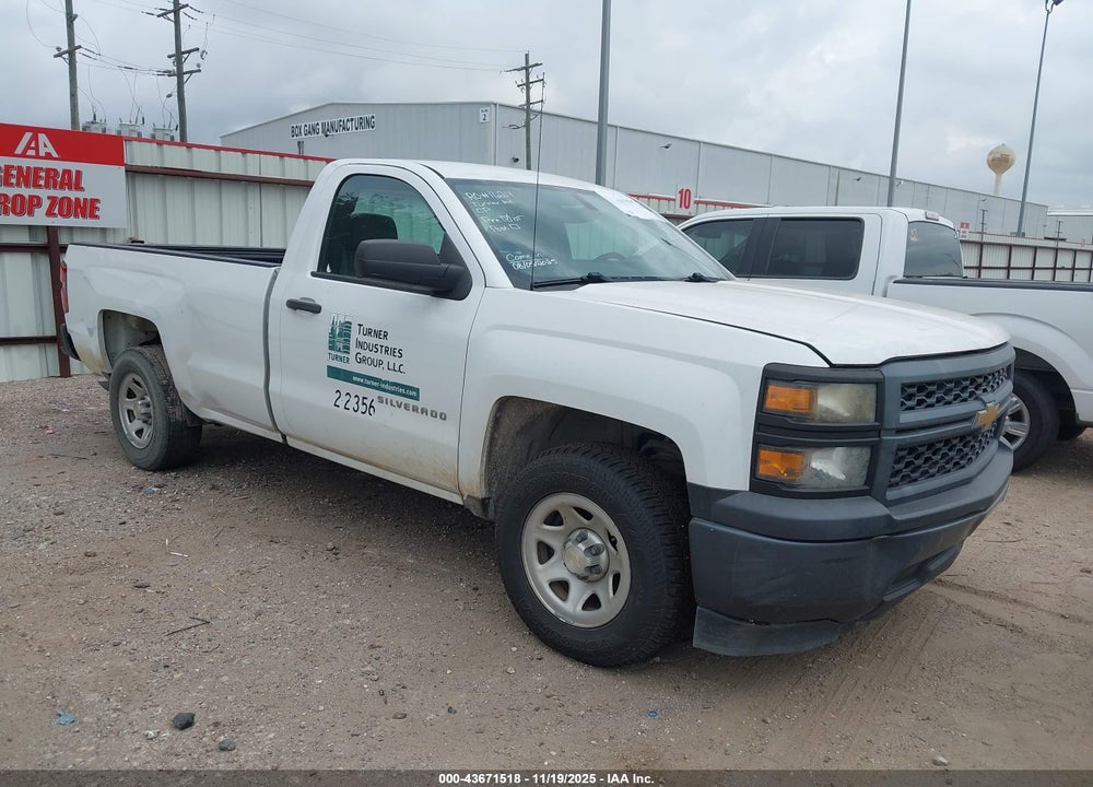 2015 CHEVROLET SILVERADO 1500 WT VIN: 1GCNCPEH4FZ431885