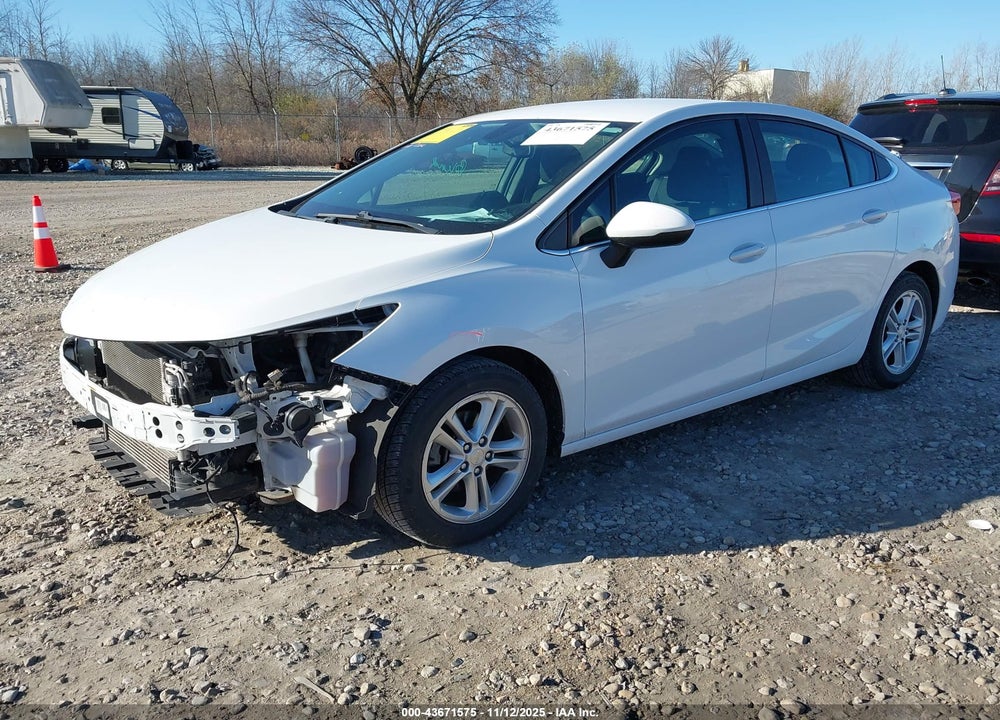 2016 CHEVROLET CRUZE LT AUTO VIN: 1G1BE5SM6G7277365