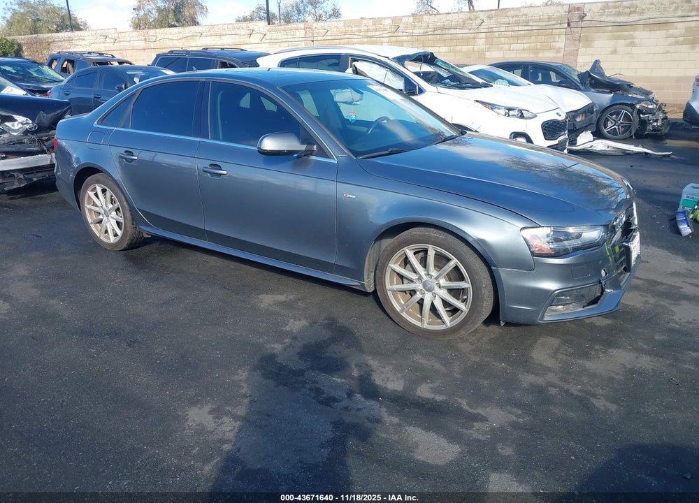 2014 AUDI A4 2.0T PREMIUM VIN: WAUEFAFL8EA087009