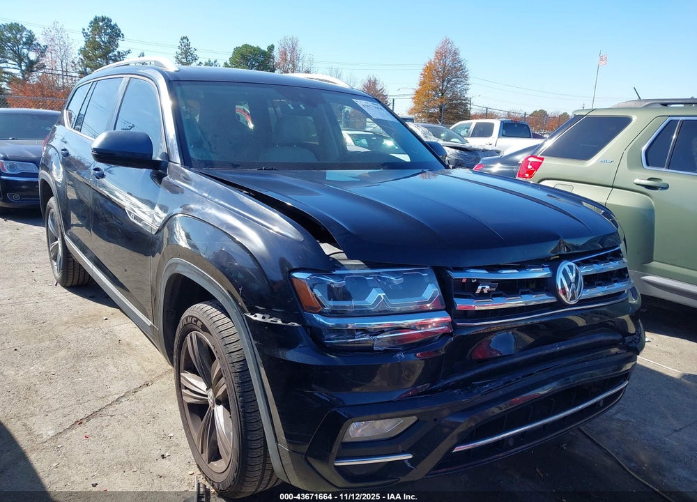 2019 VOLKSWAGEN ATLAS 3.6L V6 SEL R-LINE VIN: 1V2SR2CA3KC600378