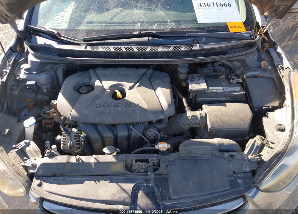 2012 HYUNDAI ELANTRA LIMITED VIN: 5NPDH4AE9CH090431