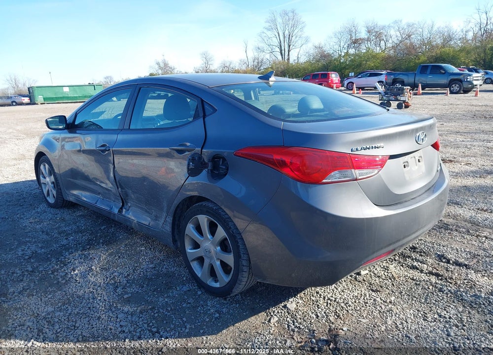 2012 HYUNDAI ELANTRA LIMITED VIN: 5NPDH4AE9CH090431