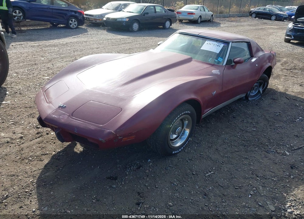1977 CHEV CORVETTE VIN: 00001Z37L7S431324