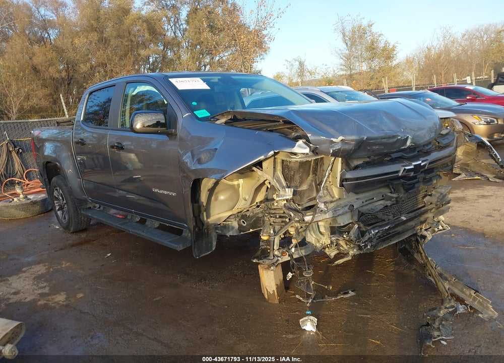 2021 CHEVROLET COLORADO 4WD  SHORT BOX Z71 VIN: 1GCGTDEN9M1154885