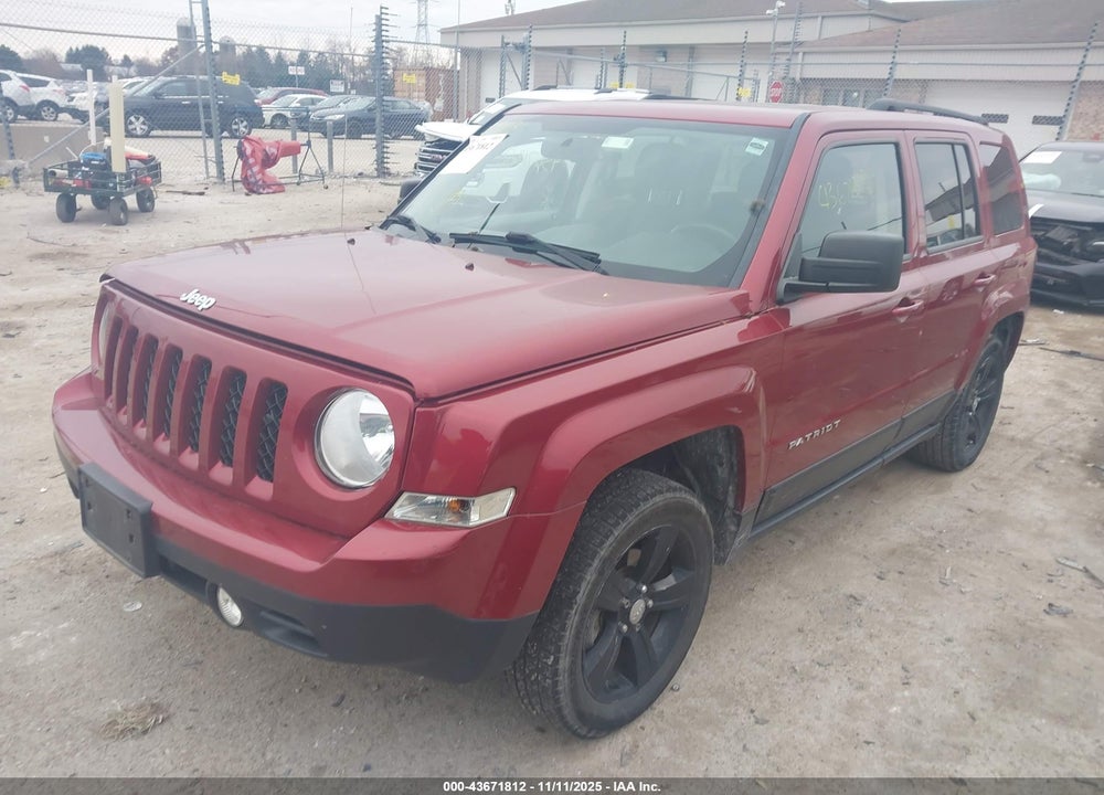 2014 JEEP PATRIOT LATITUDE VIN: 1C4NJRFB0ED761725