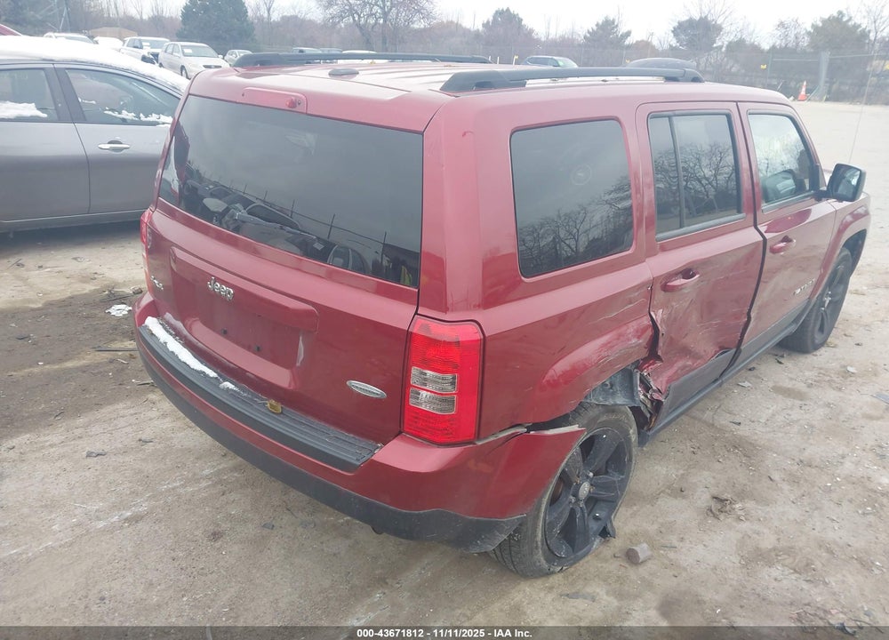 2014 JEEP PATRIOT LATITUDE VIN: 1C4NJRFB0ED761725