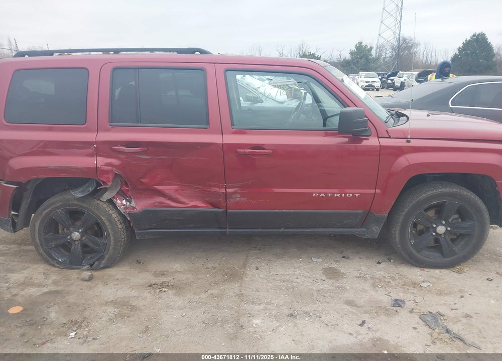 2014 JEEP PATRIOT LATITUDE VIN: 1C4NJRFB0ED761725