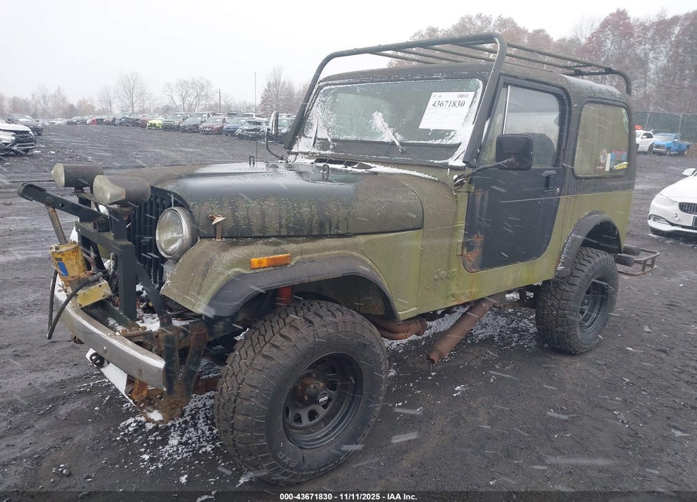 1984 JEEP CJ7 VIN: 1JCUM87E8ET062255