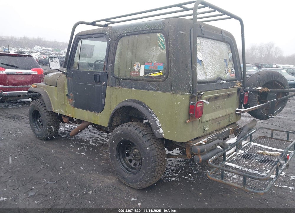 1984 JEEP CJ7 VIN: 1JCUM87E8ET062255