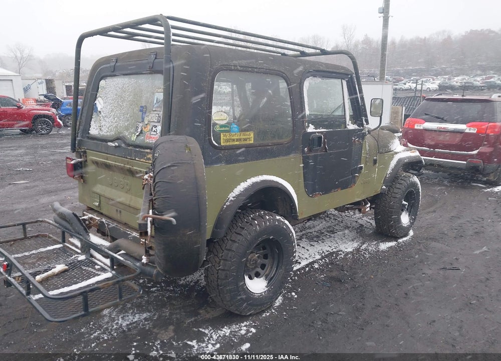 1984 JEEP CJ7 VIN: 1JCUM87E8ET062255