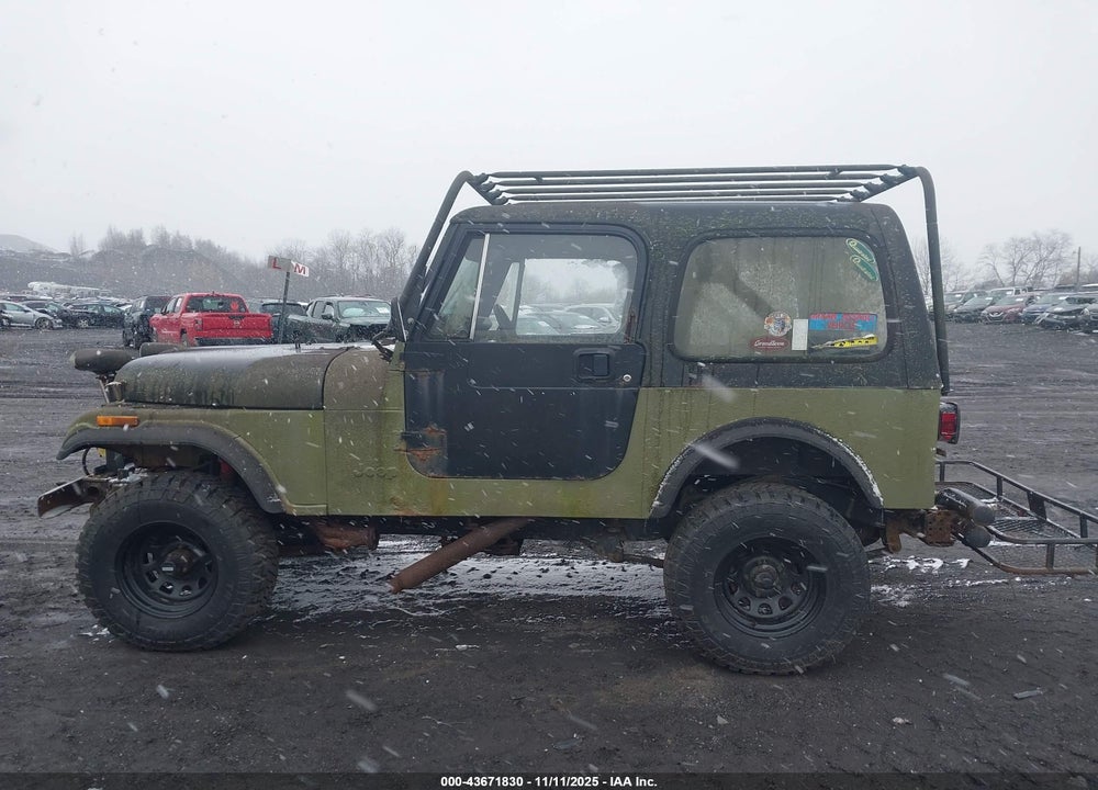 1984 JEEP CJ7 VIN: 1JCUM87E8ET062255