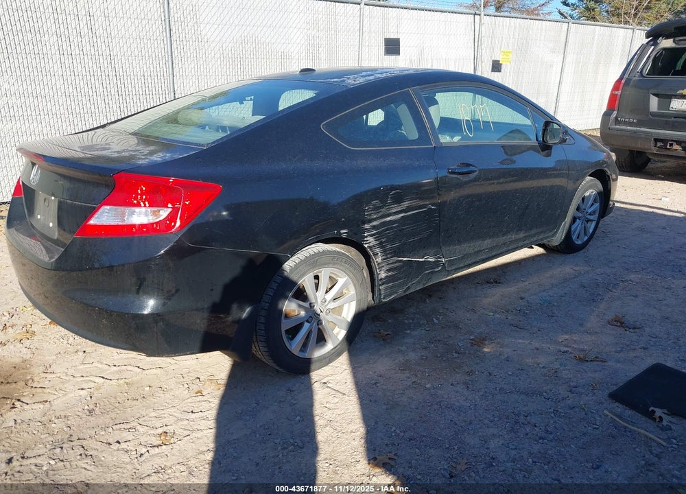 2012 HONDA CIVIC EX VIN: 2HGFG3B85CH534283