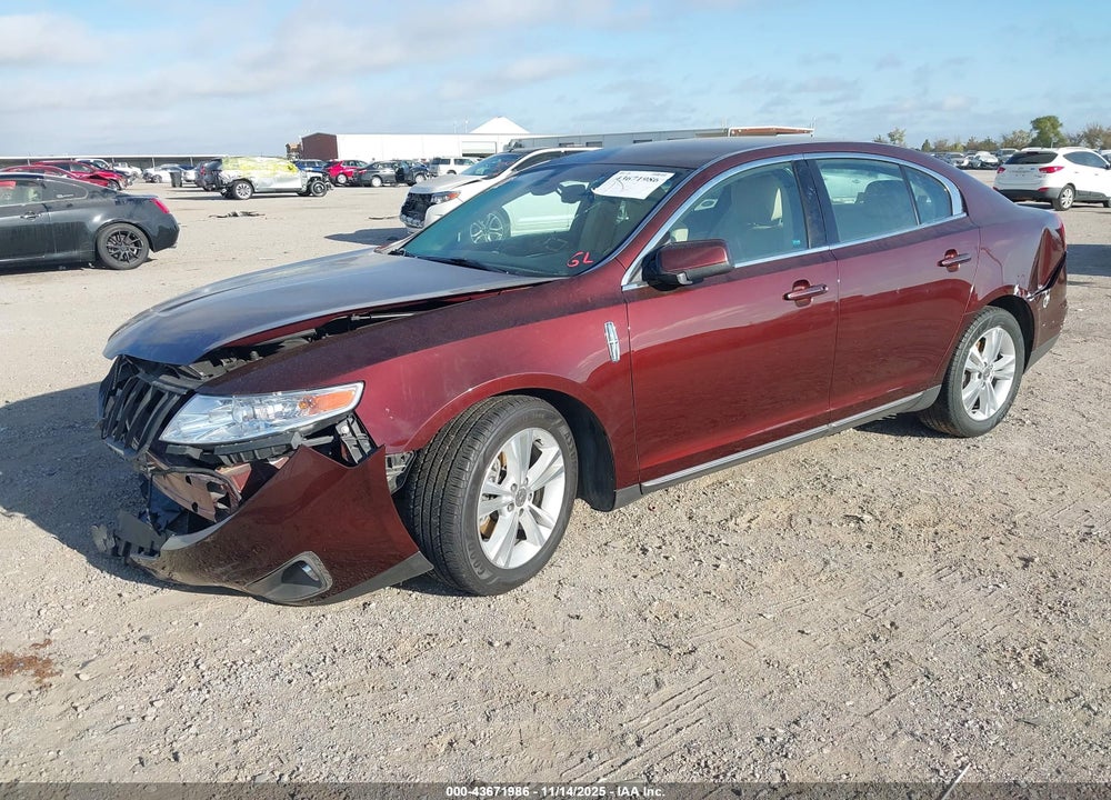 2012 LINCOLN MKS VIN: 1LNHL9DR4CG806695