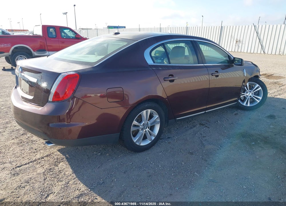 2012 LINCOLN MKS VIN: 1LNHL9DR4CG806695