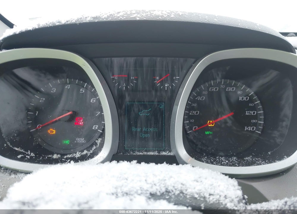 2011 CHEVROLET EQUINOX VIN: 2CNFLCEC7B6460820