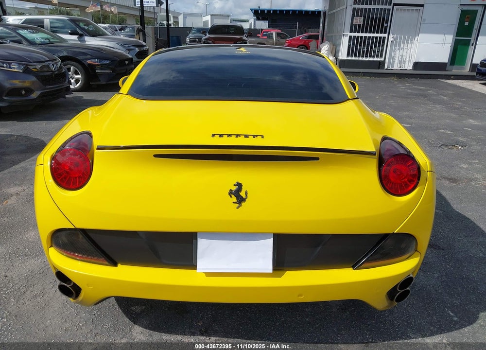 2010 FERRARI CALIFORNIA VIN: ZFF65LJA2A0171436