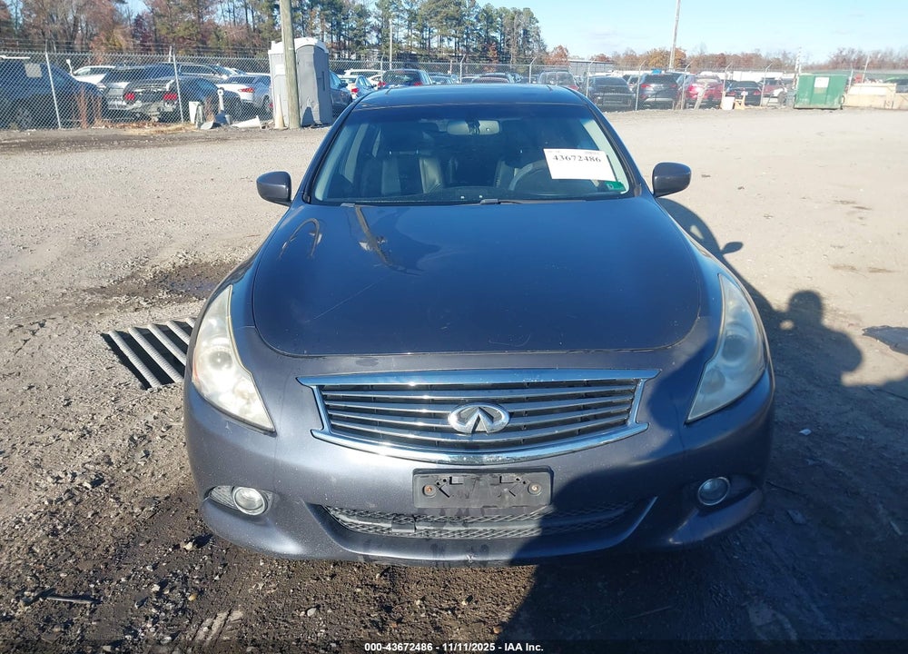 2011 INFINITI G37X VIN: JN1CV6AR4BM352740