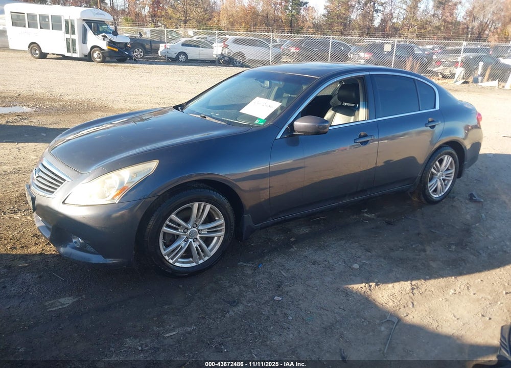 2011 INFINITI G37X VIN: JN1CV6AR4BM352740