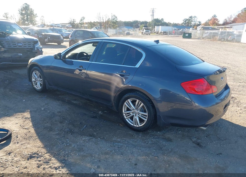 2011 INFINITI G37X VIN: JN1CV6AR4BM352740