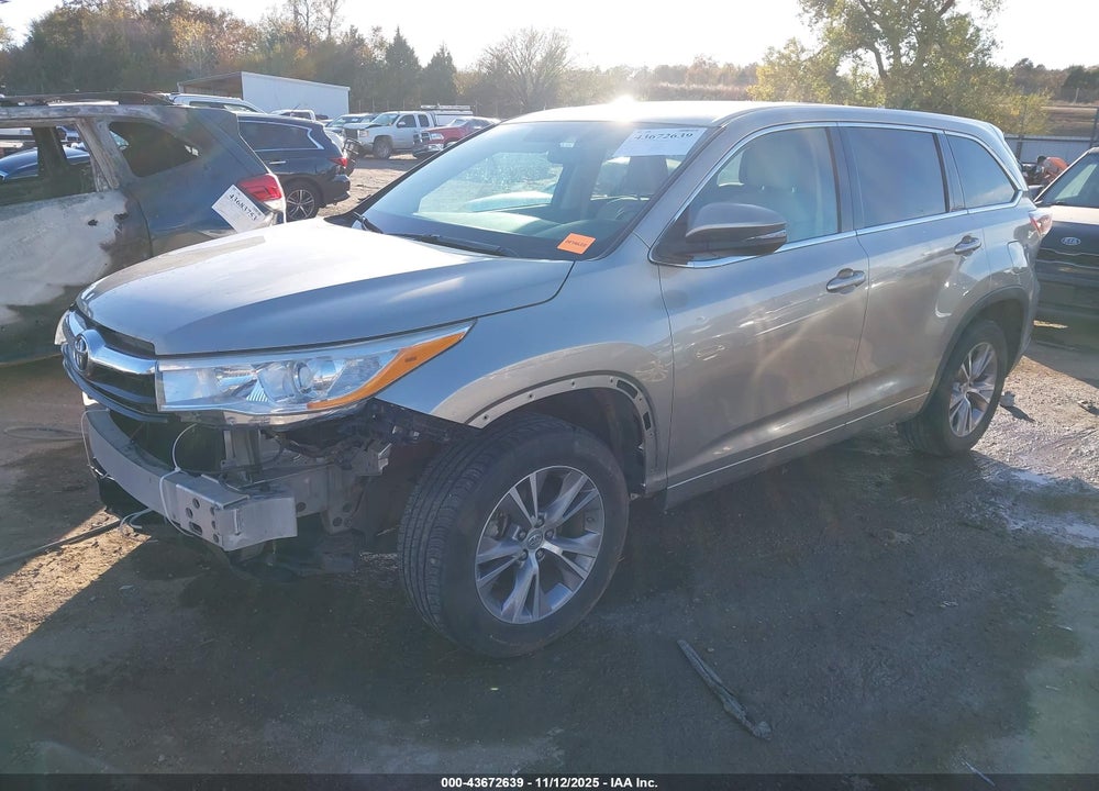 2014 TOYOTA HIGHLANDER LE PLUS V6 VIN: 5TDZKRFH0ES010390