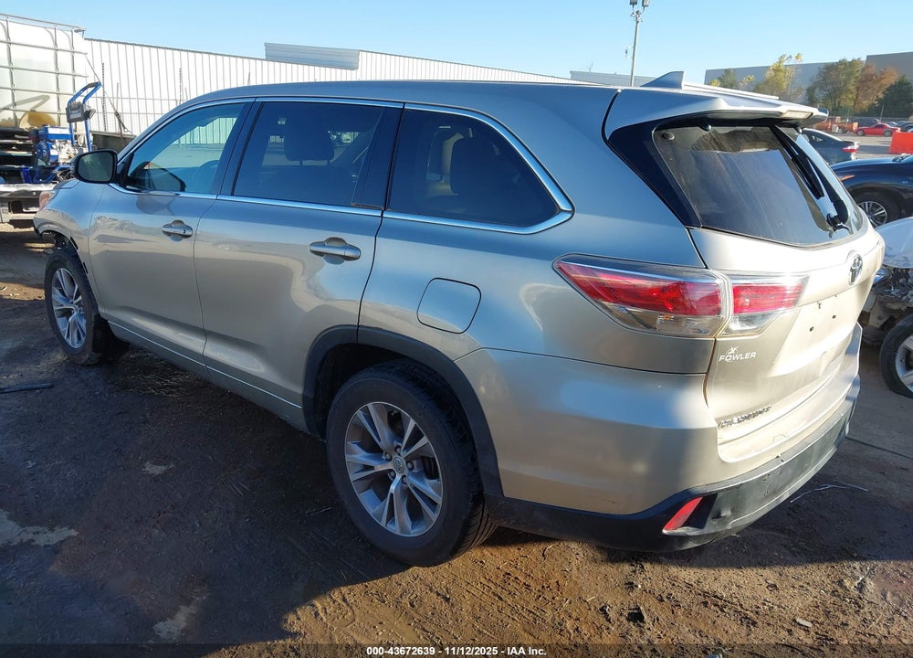 2014 TOYOTA HIGHLANDER LE PLUS V6 VIN: 5TDZKRFH0ES010390