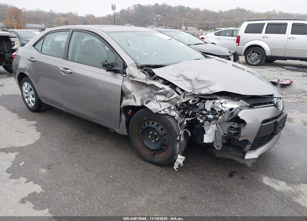 2015 TOYOTA COROLLA LE VIN: 2T1BURHE8FC281710