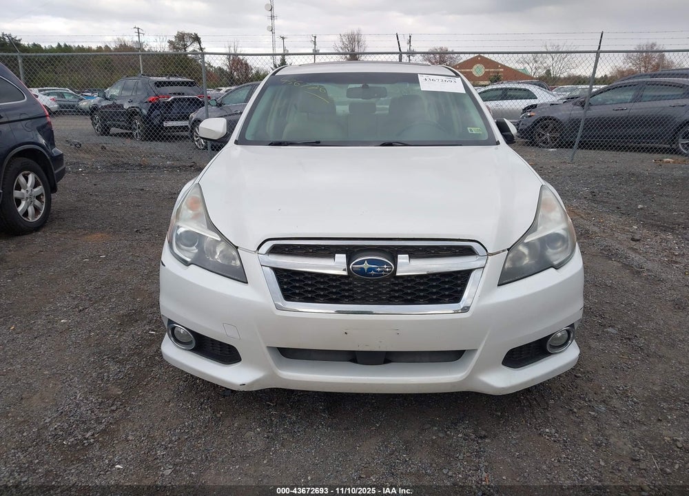 2013 SUBARU LEGACY VIN: 4S3BMBK62D3023178