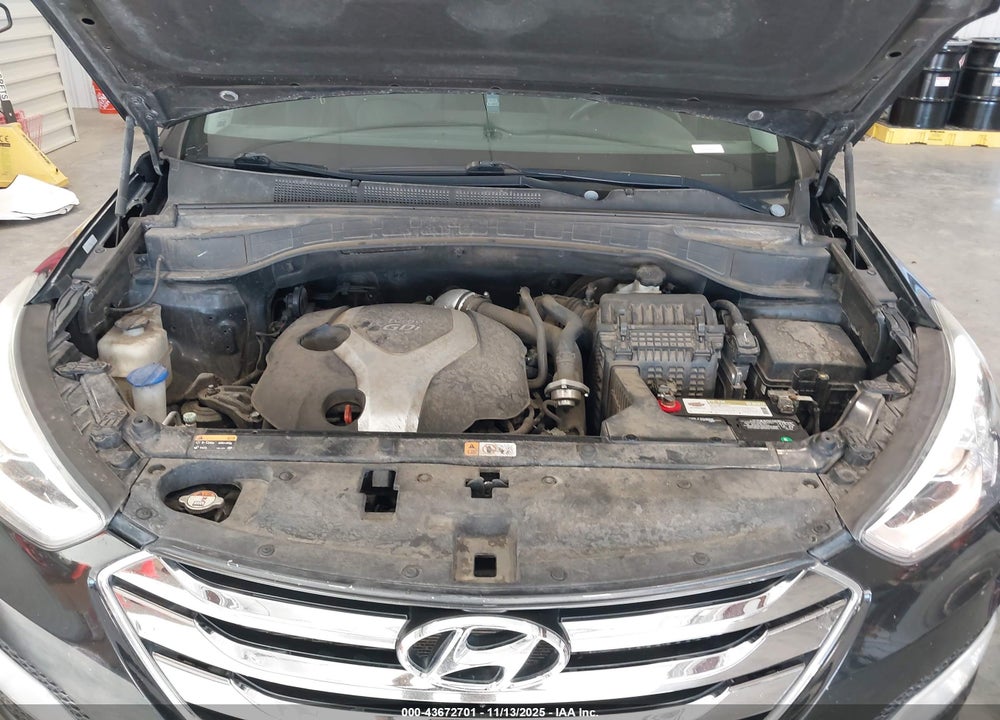 2013 HYUNDAI SANTA FE VIN: 5XYZUDLA6DG121560