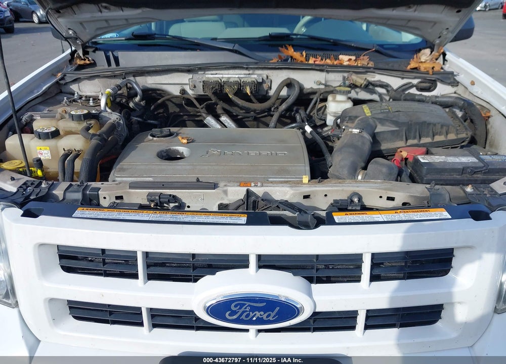 2011 FORD ESCAPE HYBRID VIN: 1FMCU5K34BKA69461