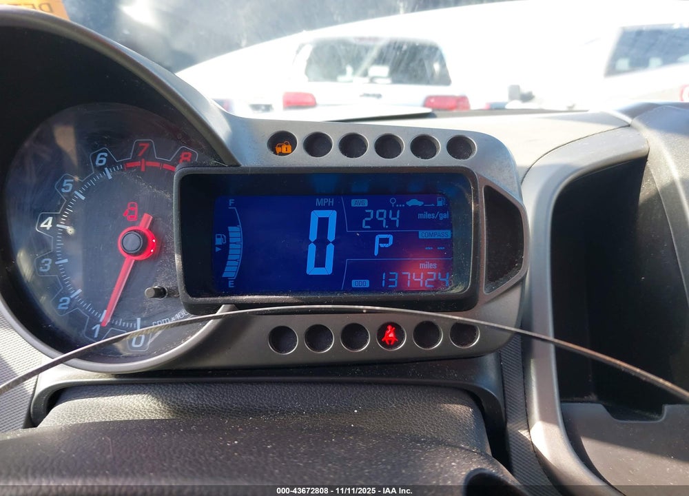 2013 CHEVROLET SONIC LT AUTO VIN: 1G1JC5SH1D4115810