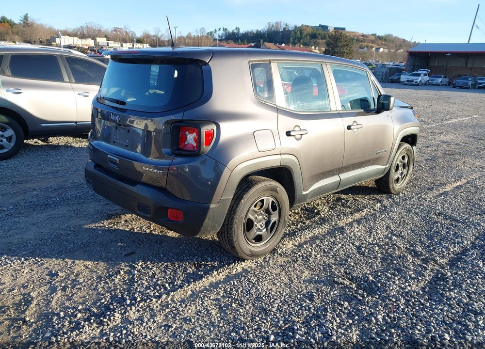 2018 JEEP RENEGADE SPORT 4X4 VIN: ZACCJBAB2JPJ36029