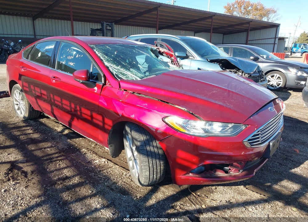 2017 FORD FUSION SE VIN: 3FA6P0H72HR204887